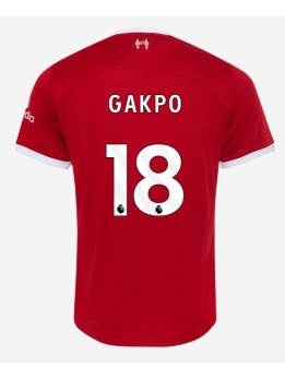 Billige Liverpool Cody Gakpo #18 Hjemmedrakt 2023-24 Kortermet